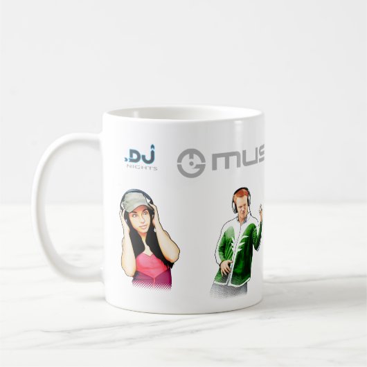 DJ-Nachtschale Kaffeetasse (Links)