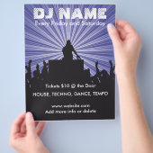 DJ Name 2 Music Flyer (Hand)