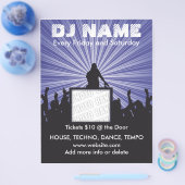 DJ Name Music Flyer (Einzeln)