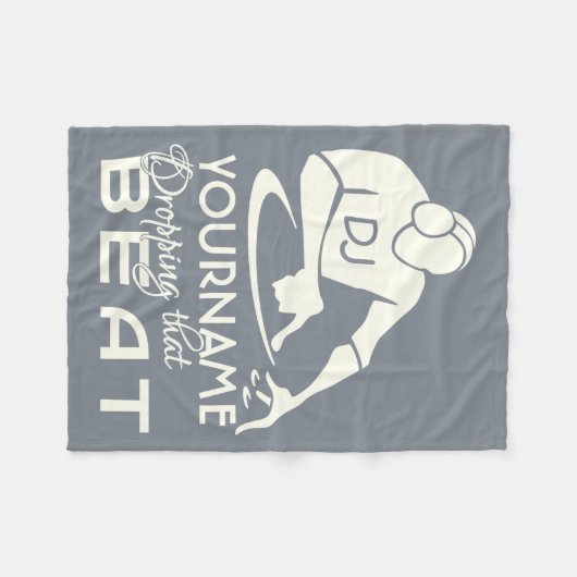 DJ-Name- u. -farbFleecedecke Fleecedecke (Vorderseite (Horizontal))