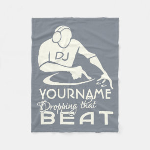 DJ-Name- u. -farbFleecedecke Fleecedecke