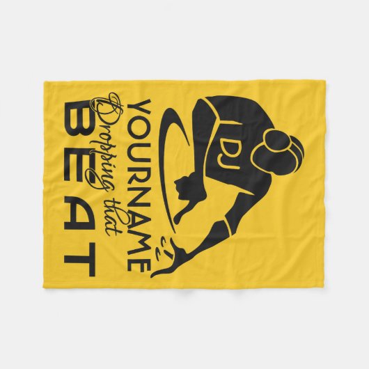 DJ-Name- u. -farbFleecedecke Fleecedecke (Vorderseite (Horizontal))