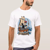 "DJ Navigator: Segeln im Sonic Seas" T-Shirt (Vorderseite)