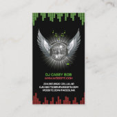 DJ Night Club Business Card Visitenkarte (Vorderseite)