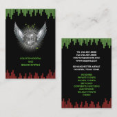 DJ Night Club Chubby Business Card Visitenkarte (Vorne/Hinten)