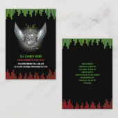 DJ Night Club Chubby Business Card Visitenkarte (Vorne/Hinten)