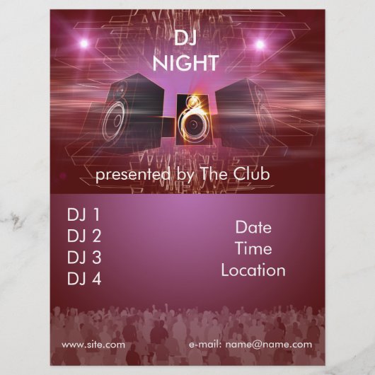 dj_night_dance_Flyer Flyer (Vorne)