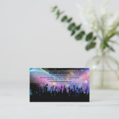 DJ NightClub Visitenkarte (Stehend Vorderseite)