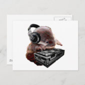 DJ None Otter Postkarte (Vorne/Hinten)