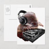 DJ None Otter Postkarte (Vorne/Hinten)