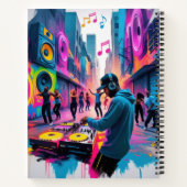 Dj-Notizbuch Notizblock (Rückseite)