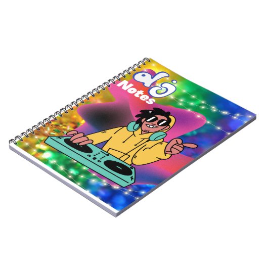 DJ-Notizen Notizblock (Linke Seite)