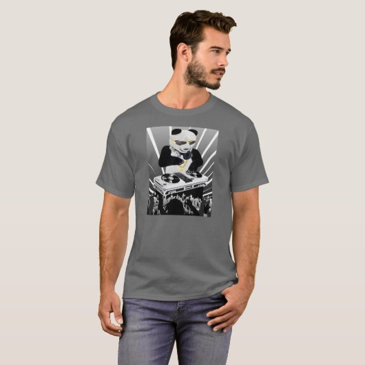 DJ-Panda Bling Bling T - Shirt (Vorne ganz)