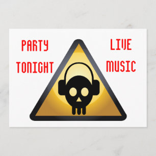 DJ Party Flyer Einladung