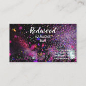 DJ Party Planer Glühstock Disco Karaoke Club Bus Visitenkarte (Vorderseite)