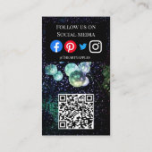 DJ Party Planer Glühstock Disco Karaoke Club Bus Visitenkarte (Rückseite)