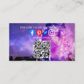 DJ Party Planer Glühstock Disco Karaoke Club Bus Visitenkarte (Rückseite)