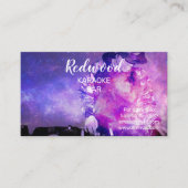 DJ Party Planer Glühstock Disco Karaoke Club Bus Visitenkarte (Vorderseite)