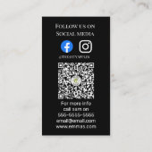 DJ Party Planer Glühstock Disco Karaoke Club Visitenkarte (Rückseite)