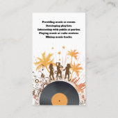 DJ Party Visitenkarte (Rückseite)