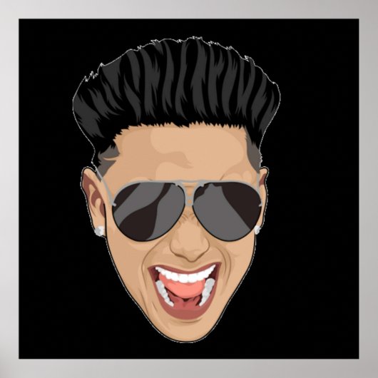 DJ Pauly D Jersey Shore-Gesicht Poster (Vorne)