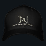 DJ personalizable Cap Your Own Text Bro & Babe Bestickte Kappe<br><div class="desc">Eine Disk Jockey Musikstil Grafik auf feinen,  individuellen Geschenk. Lass das Musikspiel! Hier ist eine Auswahl an beliebten DJ Musik-Geschenken. Verwenden Sie den Link "Diesen Designer Gefragt",  um uns mit Ihren speziellen Designanfragen oder für Hilfe bei Ihren individuellen Anpassungsbedürfnissen zu kontaktieren.</div>
