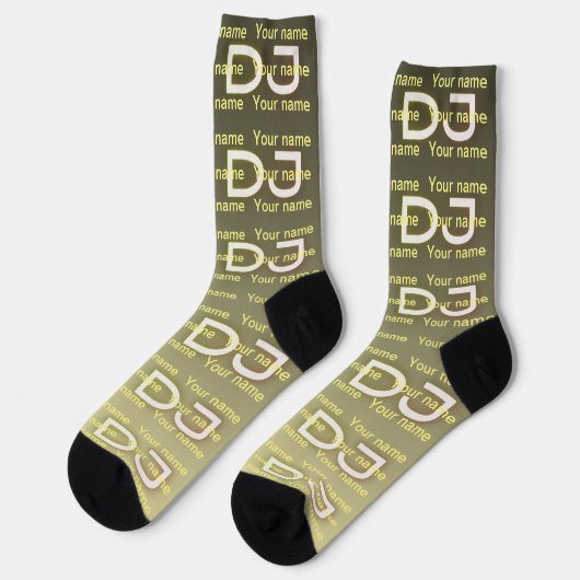 DJ personalizable Socks Socken (Linkes Detail)