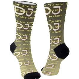 DJ personalizable Socks Socken