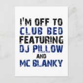 DJ Pillow und Mc Blanky Postkarte (Vorderseite)