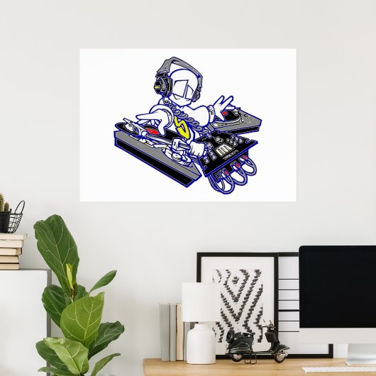 DJ Poster (Heimbüro)