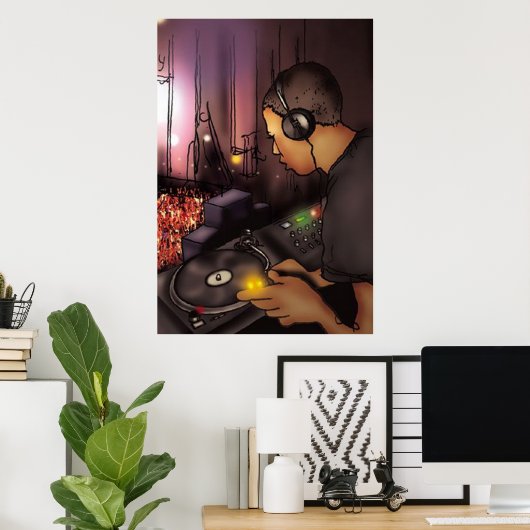 DJ Poster (Heimbüro)