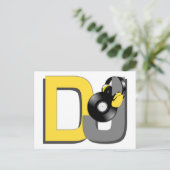 DJ-Postkarte Postkarte (Stehend Vorderseite)