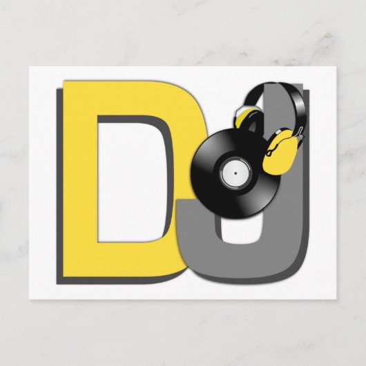 DJ-Postkarte Postkarte (Vorderseite)