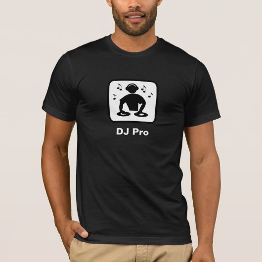 DJ Pro (dunkel) T-Shirt (Vorderseite)