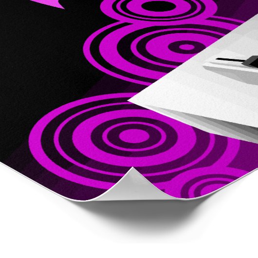 DJ Raver Chick Poster (Ecke)