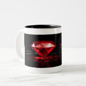 DJ RedDiamond-Tasse Zweifarbige Tasse (Vorderseite Links)