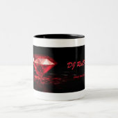 DJ RedDiamond-Tasse Zweifarbige Tasse (Mittel)