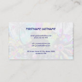 DJ Retro Farbenfrohe tropische Vorlage Visitenkarte (Rückseite)