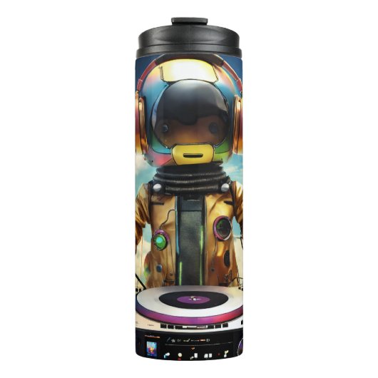 DJ Robot Tasse - Futuristisches Mixing Console Des (Vorderseite)