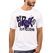 DJ Rocco From Rockland Logo Schwarze Schrift