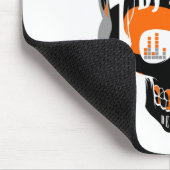 DJ Rock Skull Todeclub Mousepad (Ecke)