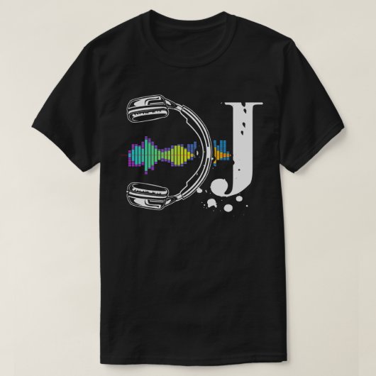 DJ s für Männer Frauen DJ Kopfhörer T-Shirt (Design vorne)