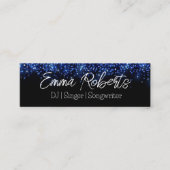 DJ | Sänger | Songwriter Planning Business Card Mini Visitenkarte (Vorderseite)