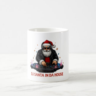 DJ Santa In Da House Mug Kaffeetasse