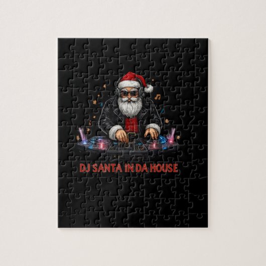 DJ Santa In Da House Puzzle (Vertikal)