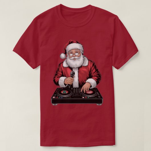 DJ Santa T-Shirt (Design vorne)