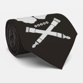 DJ-Schädel Krawatte (Gerollt)