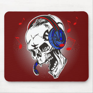 DJ-Schädel Mousepad