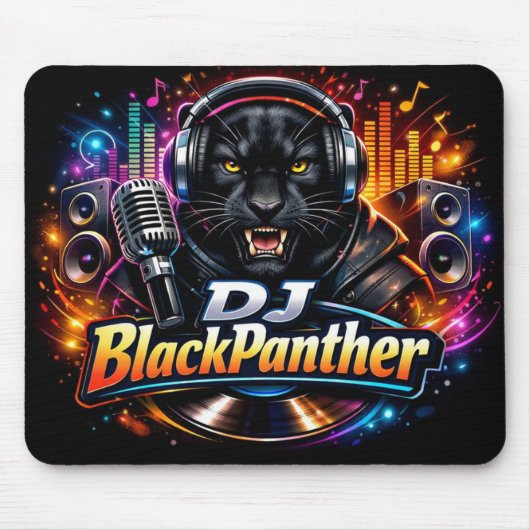 DJ SCHWARZPANTHER 2 MOUSEPAD (Vorne)
