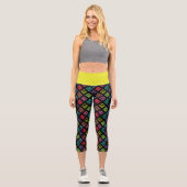 DJ Scooby-Doo-Muster Capri Leggings (Vorderseite)